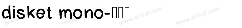 disket mono字体转换